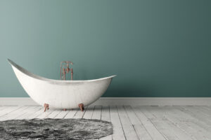 Pokój kąpielowy bez płytek na ścianach? Wybierz farbę łazienkową odporną na wilgoć